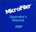 MicroFiler Atari instructions