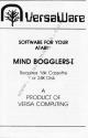 Mind Bogglers I Atari instructions