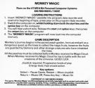 Monkey Magic Atari instructions