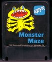 Monster Maze Atari cartridge scan