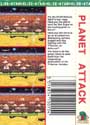 Planet Attack Atari tape scan