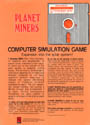 Planet Miners Atari disk scan
