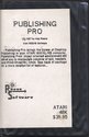 Publishing Pro Atari disk scan