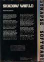 Shadow World Atari tape scan