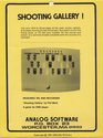 Shooting Gallery Atari tape scan