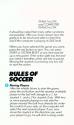 Soccer Atari instructions
