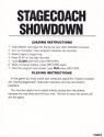 Stagecoach Showdown Atari instructions