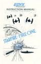 Arcade Classics - Starfire / Fire One! Atari instructions
