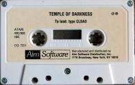 Temple of Darkness Atari tape scan