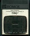 Typo Atari cartridge scan