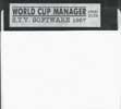 World Cup Manager Atari disk scan