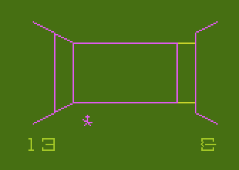 3-D Maze atari screenshot