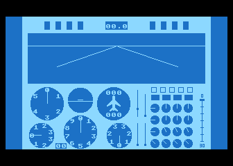 747 Flight Simulator atari screenshot