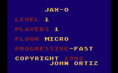 Jax-O atari screenshot
