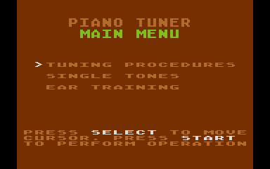 Piano Tuner atari screenshot