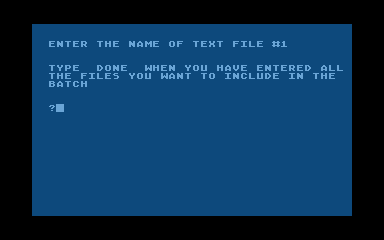 Text Analyst atari screenshot