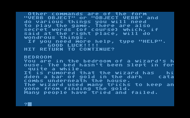 Wizard's Gold atari screenshot