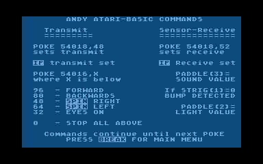 Andy Command Disk atari screenshot