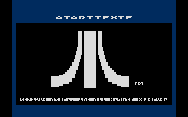 AtariTexte atari screenshot