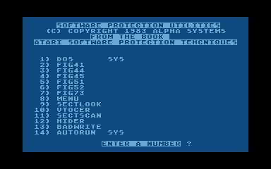 Atari Software Protection Techniques atari screenshot