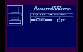 AwardWare atari screenshot