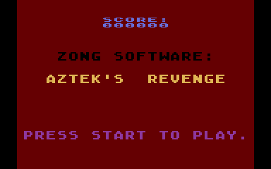 Aztek's Revenge atari screenshot