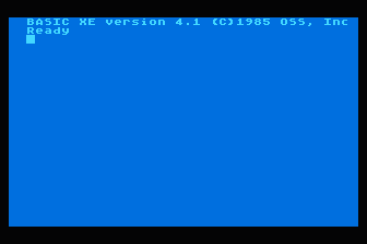 BASIC XE atari screenshot