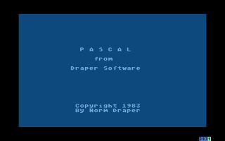 Draper Pascal atari screenshot