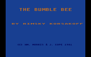 Flight of the Bubble Bee atari screenshot