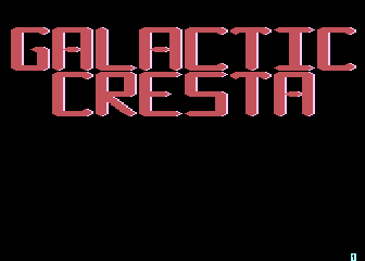 Galactic Cresta atari screenshot