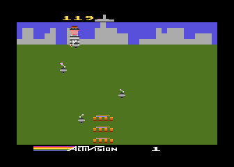 Kaboom! atari screenshot