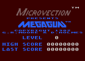 Megagun atari screenshot