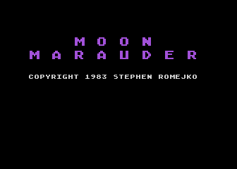 Moon Marauder atari screenshot