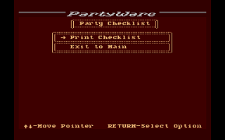 PartyWare atari screenshot
