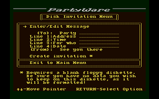 PartyWare atari screenshot