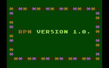 RPN Calculator Simulator atari screenshot