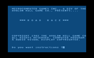 Roadracer / Bowler atari screenshot