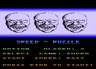 Speed Puzzle atari screenshot