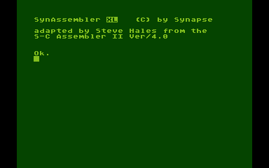SynAssembler atari screenshot