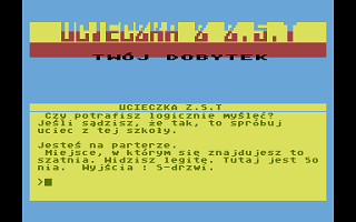 Ucieczka z Z.S.T. atari screenshot