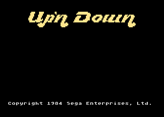 Up'n Down atari screenshot