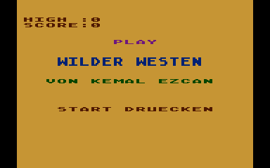 Wilder Westen atari screenshot