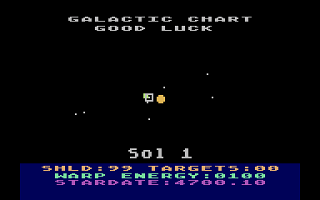 Star Raiders II atari screenshot