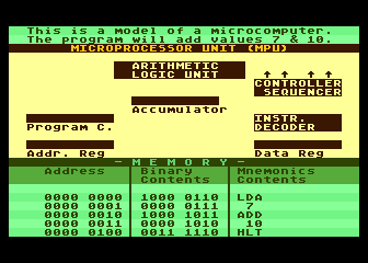 Microcomputer Model (A) atari screenshot