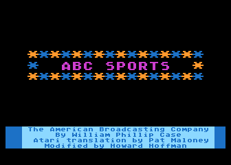 ABC Sports atari screenshot