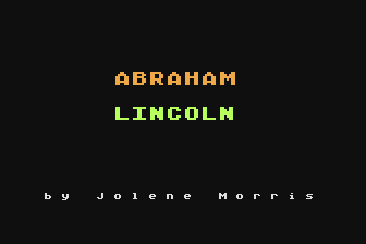 Abraham Lincoln atari screenshot
