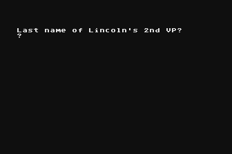 Abraham Lincoln atari screenshot