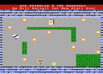 Ace Dribbler and the Roadhogs atari screenshot