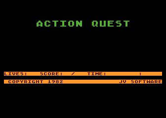 Action Quest atari screenshot