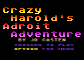 Crazy Harold's Adroit Adventure atari screenshot